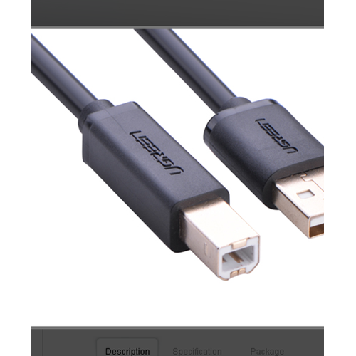 Dây cáp máy in usb 2.0 dài 1,5m ugreen 10350