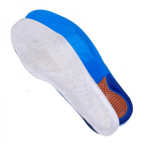 Soft Gel Sole Adjustable Thick Imitation Wool Sports Cushion Breathable Sweat-absorbent Warm Insoles