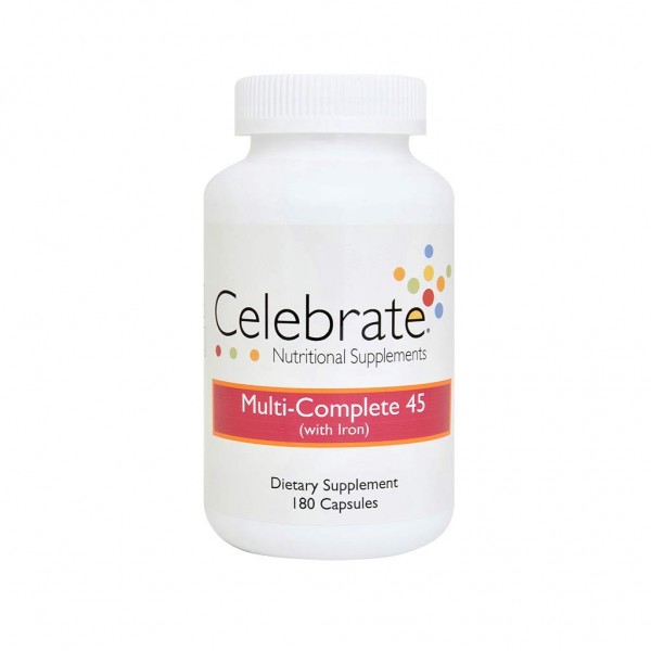 Celebrate Multi-Complete 45 Capsules - 180 Count