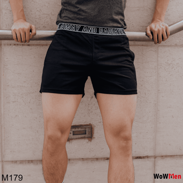 [HCM]Quần Short Đùi Thun Nam Ngắn Bản Lưng To Tập Gym Squat Thể Thao Đi Bơi Mặc Nhà - M179