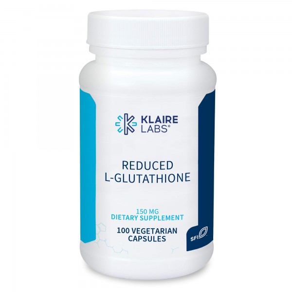 Klaire Labs Reduced L-Glutathione 150 Milligrams - Hypoallergenic Detoxification & Antioxidant Support Plus Magnesium, Dairy & Gluten-Free (100 Cap...