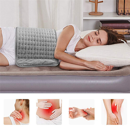 70*40CM Electric Therapy Heating Pad 10 Gears Temperature Adjstment Electric Blanket Abdomen Body Washable Fast-heating