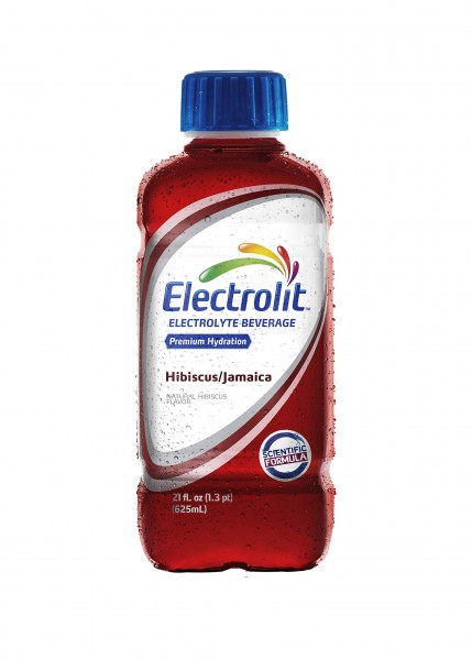 Electrolit Electrolyte Hydration & Recovery Drink, 21oz, Hibiscus/Jamaica, 12 Pack