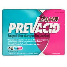 Prevacid 24 Hour Delayed Release Capsules Acid Reducer, 42 Capsules