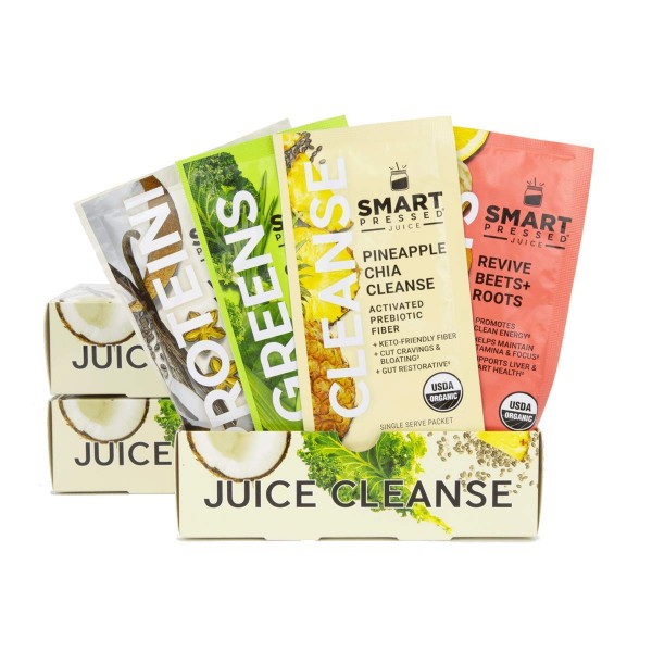 Smart Pressed Juice 3-Day Organic Juice Cleanse | Healthy Weight Loss & Detox Program | Vegan Vanilla Protein, Cold-Pressed Green Juice, Beets Juic...