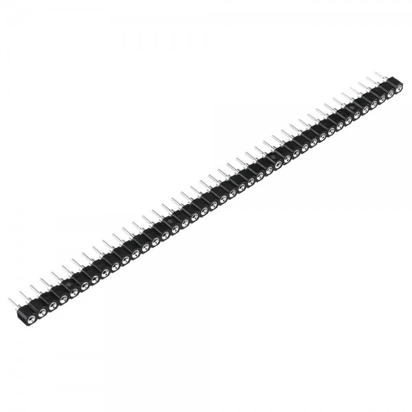 20pcs 40 Pin Single Row 2.54mm Round Female Header Pin