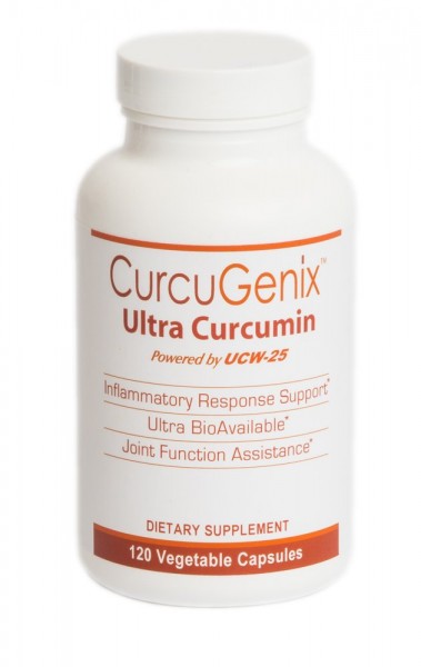 CurcuGenix Ultra Curcumin | Whey Protein Scaffolding Delivery | 1 Month Supply | 120 Veg. Caps