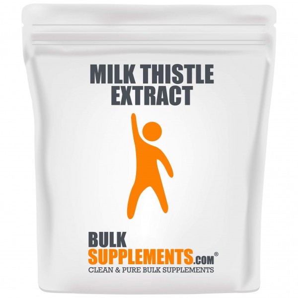 BulkSupplements.com Milk Thistle Extract Powder - Liver Support - Silymarin Milk Thistle - Liver Supplement - Milk Thistle for Dogs (500 Grams - 1....