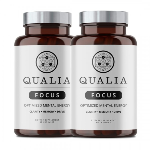 Qualia Focus Brain Booster Supplement | A Powerful Nootropic Designed to Deliver Sustained Mental Energy, Alertness, Concentration & Memory | with ...