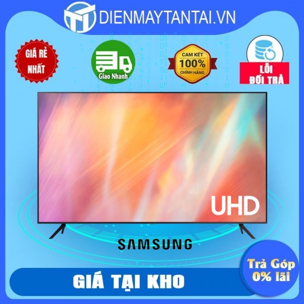 Smart Tivi Samsung 4K 55 inch UA55AU7700