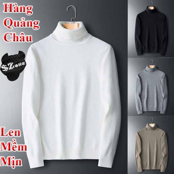 Áo Len Cổ Lọ Nam Phong Cách Hàn Quốc Siêu Ấm - Đủ Màu Đủ Size - Hàng Quảng Châu Xịn 100% SAL222