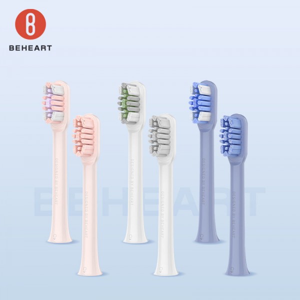 BEHEART W1 Electric Toothbrush Heads Replacement Deep Cleaning Tooth Brush Heads Original Authentic Replacement Heads