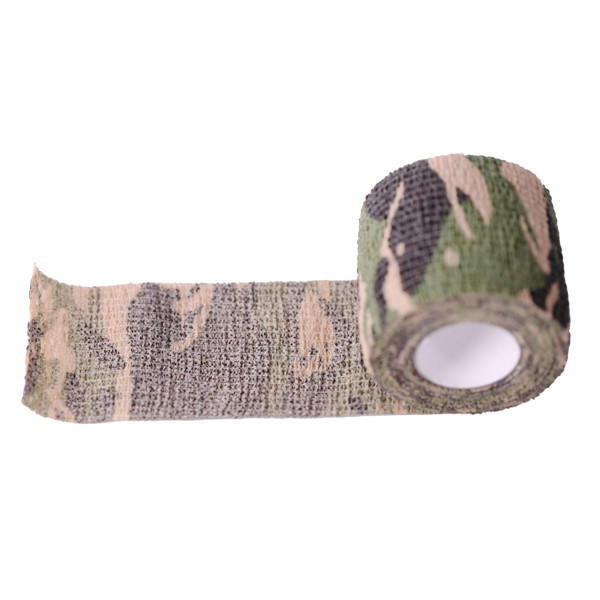 Camouflage Elastic Self-adhesive Protecting Bandage Disposable Handle Grip Tattoos Tube Cotton