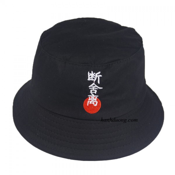 [HCM][ Hình thật ] Mũ tai bèo lời thề samurai vành nhỏ nón bucket nam chữ tàu chữ trung quốc phù hợp cả nam và nữ