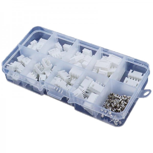 230PCS 2P 3P 4P 5P XH2.54mm Spacing Terminal JST Terminal Connector Kit