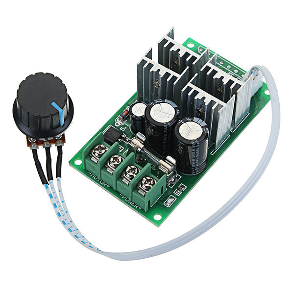 DC 6-60V 30A PWM DC Motor Speed Regulator High Power Speed Controller 6V 12V 24V 36V 48V 60V Support PLC Analog Quantity