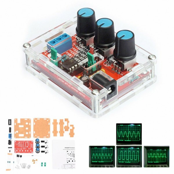 Geekcreit® XR2206 Function Signal Generator DIY Kit Sine Triangle Square Output 1HZ-1MHZ