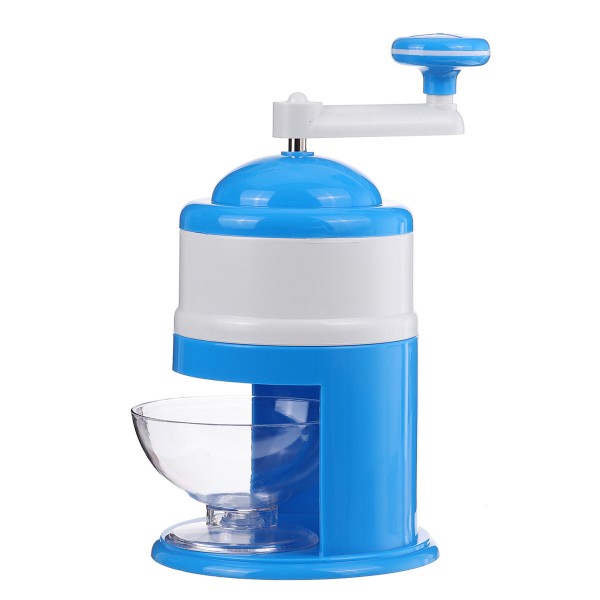 Hand Crank Stainless Steel Ice Crushers Manual Snow Cone Shaver Maker Machine Professional