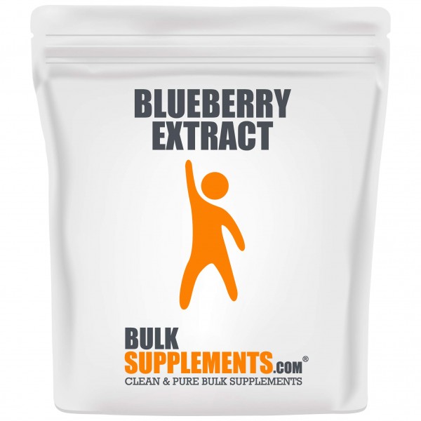 BulkSupplements.com Blueberry Extract Powder - Wild Blueberry Powder - Anthocyanin Supplement - Smoothie Powder - Antioxidants Supplement - Blueber...