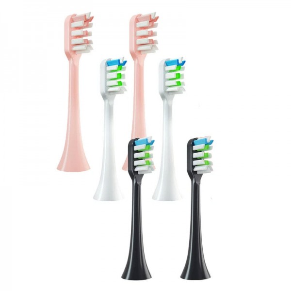 2PCS Tooth Brush Heads Sonic Electric Toothbrush Soft Bristle Nozzles for SOOCAS X3/X3U/X5 Replacement Toothbrush Heads