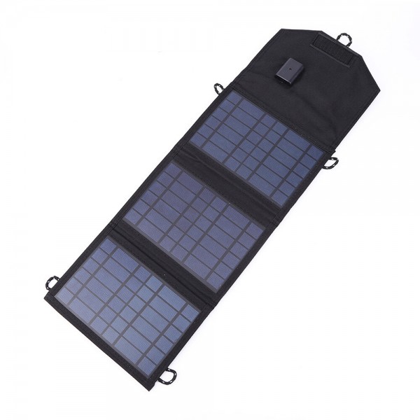 10.5W 5V Portable Solar Panel Bag Foldable Battery Charger Plate USB Port Outdoor Power Bank for Charging Phone Camping