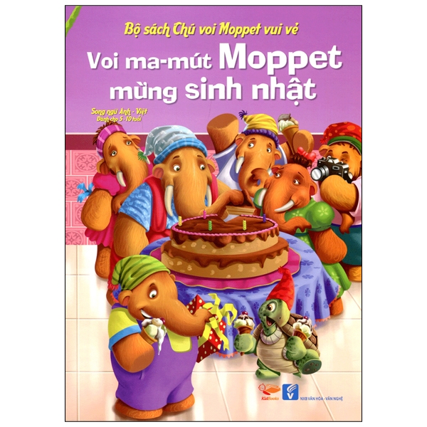 Bộ Sách Chú Voi Moppet Vui Vẻ - Voi Ma-mut Moppet Mừng Sinh Nhật