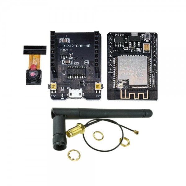 ESP32-CAM-MB-WiFi MICRO USB ESP32 Serial to WiFi ESP32 CAM Development Board CH340G 5V Bluetooth+OV2640 Camera+2.4G Ante