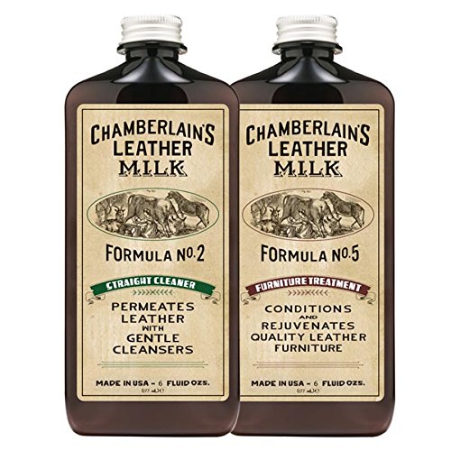 Chamberlains Leather Milk clm-2-5-12 Clean/Condition Furniture Leather Care Set 2/5(6) 12OZ