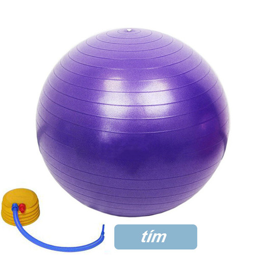 Bóng tập yoga-gym trơn 75 cm- tặng kèm bơm