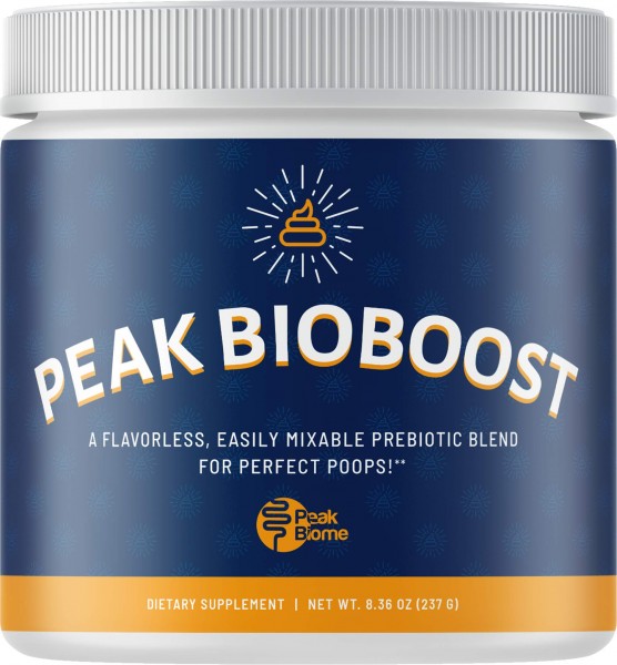 Peak Biome: Peak BioBoost - Prebiotic Fiber Supplement for Colon Cleanse - Flavorless Digestive Nutritional Supplements - Easy to Dissolve - No Glu...