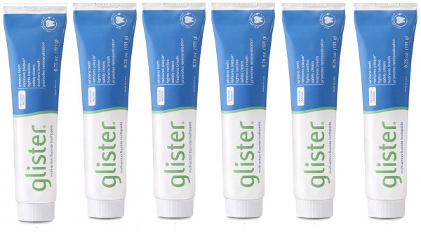 Glister Multi-Action Fluoride Toothpaste 6.75 Ounce. (6-Pack)