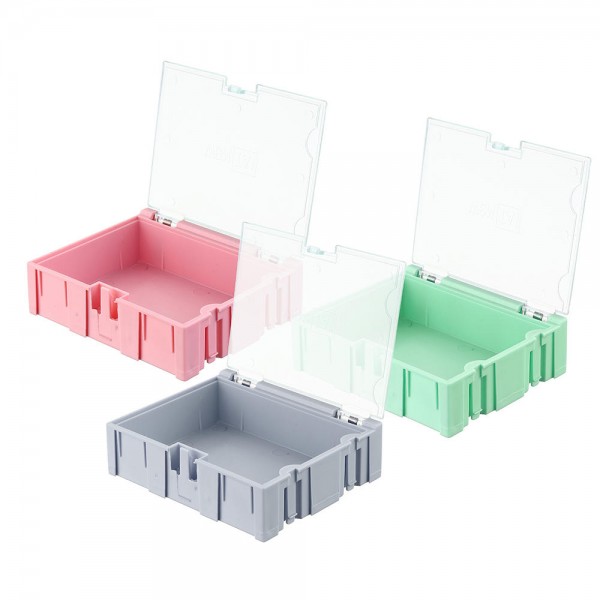 NO.3 Small Splicable Tool Box Screw Object Electronic Project Component Parts Storage Box Case SMT SMD Pops Up Patch Con