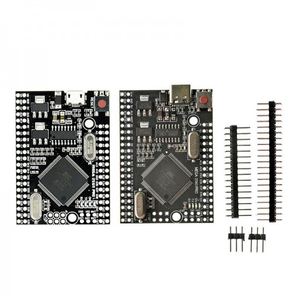 Mega2560 Mega 2560 Pro MINI 5V (Embed) CH340G ATmega2560-16AU Micro/Type-C with Male Pinheaders Compatible for Mega