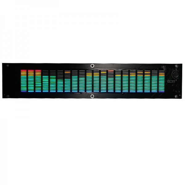 LED2015 Music Spectrum Level Light Multi-mode DSP Equalizer EQ Voice Pickup Color Acrylic Shell