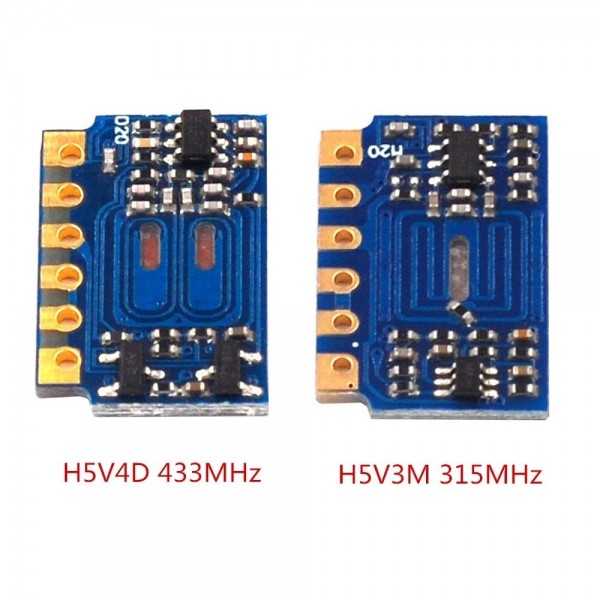 H5V3M/H5V4D 5V 315MHz 433MHz Wireless Remote Control Receiver Module Superheterodyne RF Board