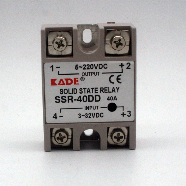 SSR -25DD/ 40DD DC Control DC SSR White Shell Single Phase Solid State Relay