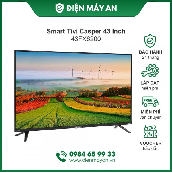 Smart Tivi Casper 43 Inch 43FX6200 Hàng chính hãng