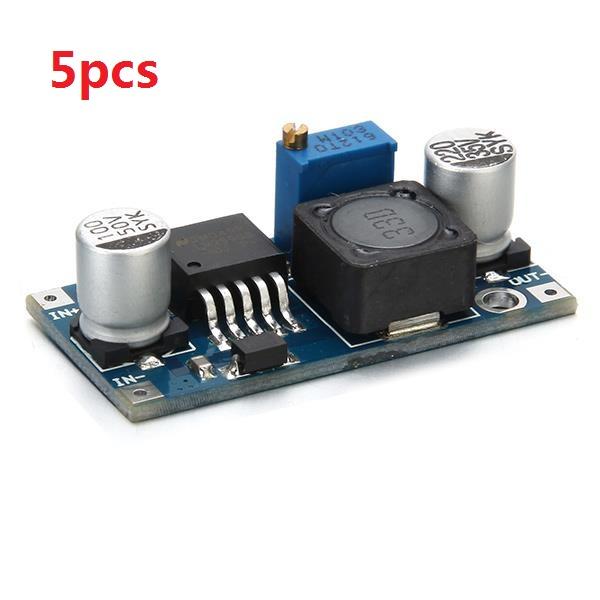 5Pcs LM2596 DC-DC Adjustable Step Down Power Supply Module