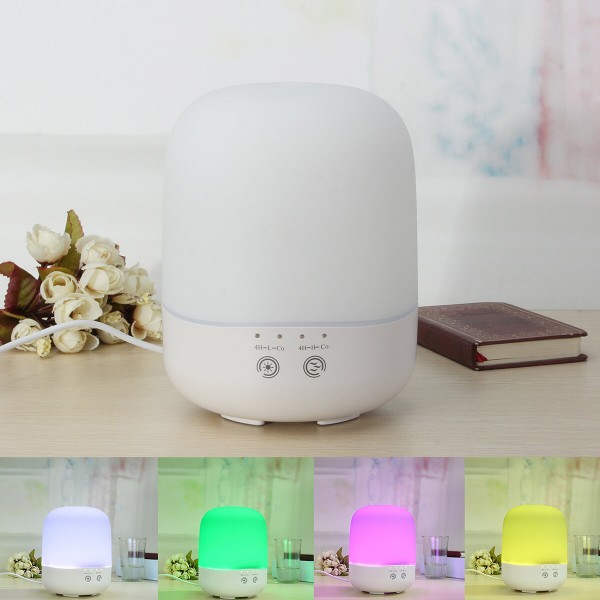 OUTERDO CAST-300A Aroma Diffuser Humidifier 4.5W 100ml Water Capacity Low Noise Touch Button with 7 Color LED Light