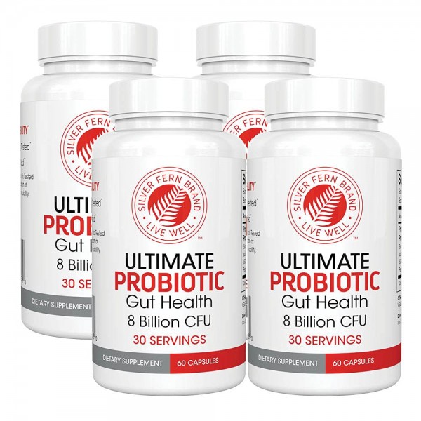 Silver Fern Ultimate Probiotic Supplement Vegicaps - Daily Metabolic Restoration, Guaranteed Survivability, DNA Verified Multi-Strain Probiotic Cap...