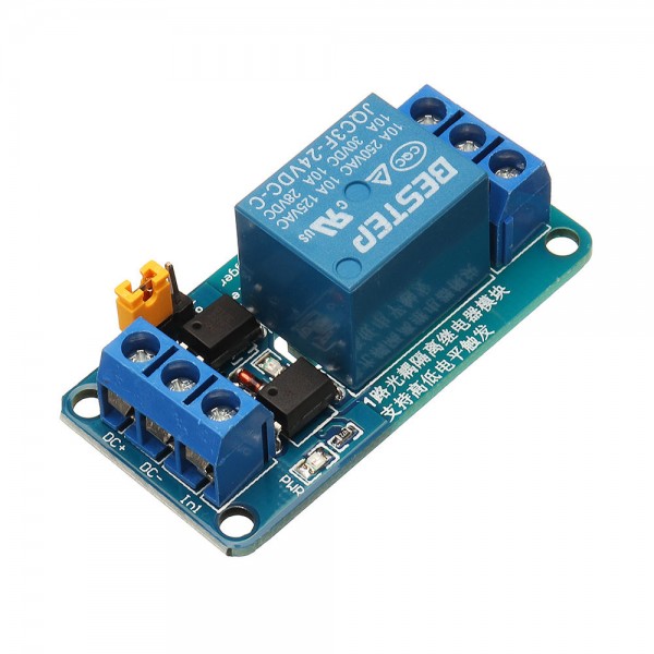 BESTEP 1 Channel 24V Relay Module High And Low Level Trigger For