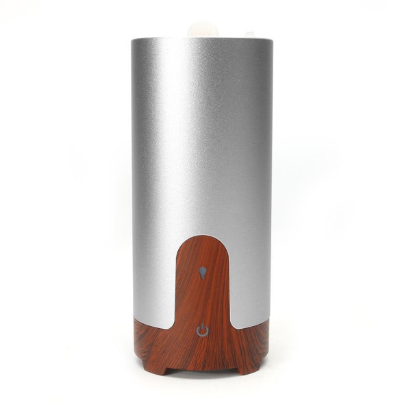 GX-Diffuser GX-B02 Protable Essential Oil Humidifier Aromatherapy Diffuser Metal & Wood Grain Style