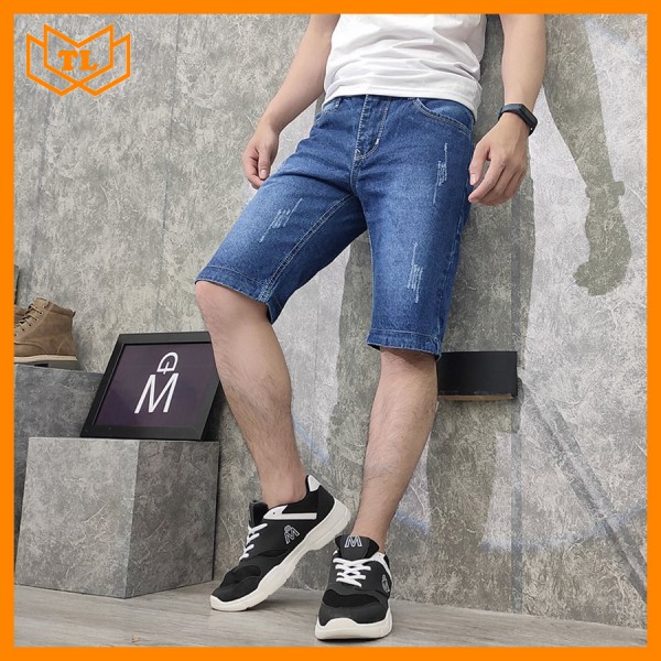 [HCM]Quần short jean nam [ ẢNH THẬT 100% DO SHOP CHỤP ] TL37 form chuẩn hàng shop Thành Long chuyên quần ngố nam