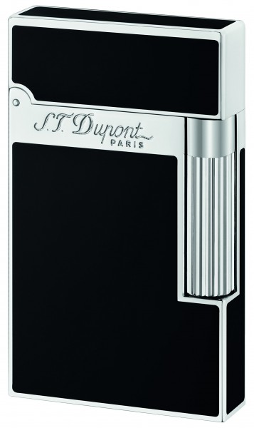 S.T. Dupont D-016296 Ligne 2 Lighter - Black Lacquer and Palladium