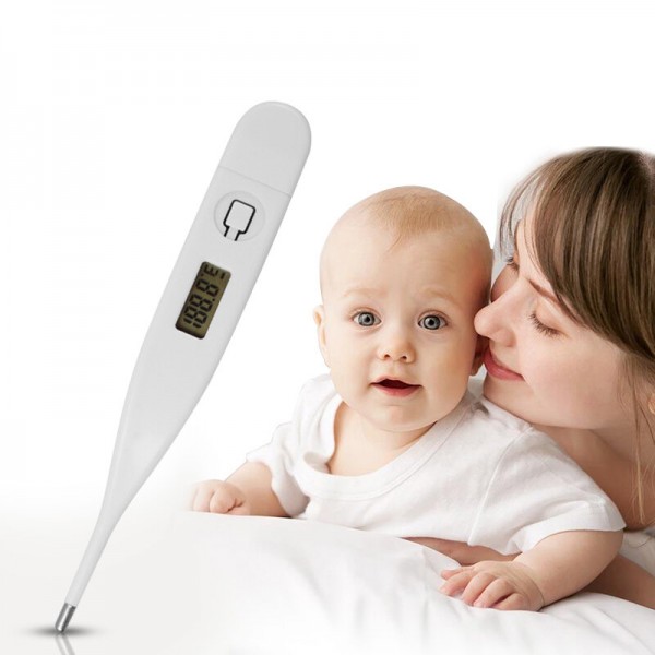 Digital LCD Electronic Thermometer °C / °F Baby Boy Girl Body Temperature Checking Safe Oral Digital Thermometers Kids H