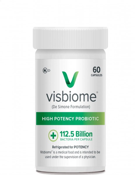 Visbiome - High Potency Probiotics, 112.5 Billion CFU Live Bacteria, 60 Capsules