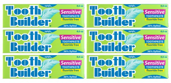 Squigle Tooth Builder SLS Free Toothpaste (Stops Tooth Sensitivity) Prevents Canker Sores, Cavities, Perioral Dermatitis, Bad Breath, Chapped Lips ...