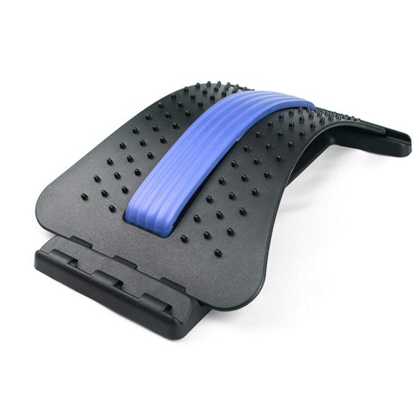 makemate Lumbar Back Stretcher Pain Relief Device for Lower and Upper Back Massager and Support