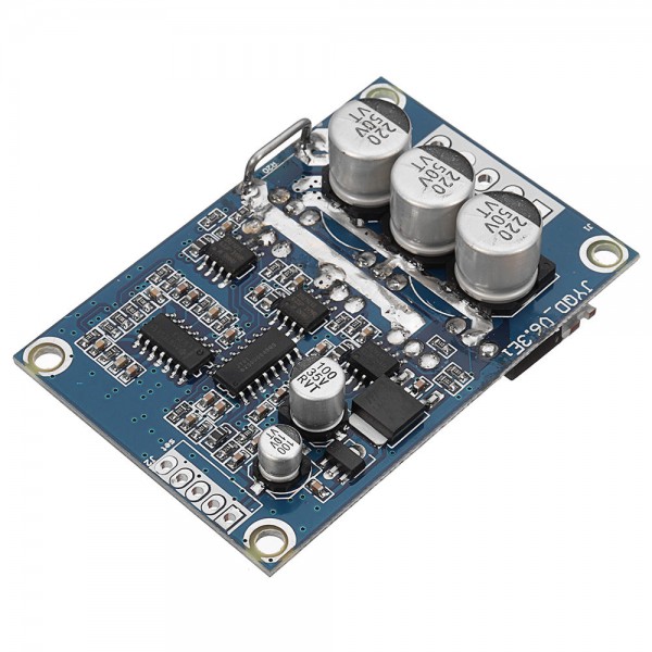 DC 12V-36V 15A 500W Brushless Motor Controller BLDC Driver Board With Stall Over-current Protection Supports Hallless Mo