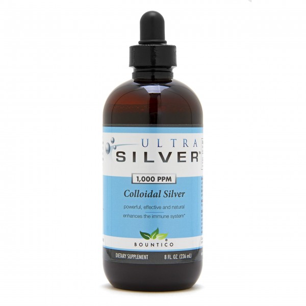 Ultra Silver® Colloidal Silver | 1,000 PPM, 8 Oz (236mL) | Mineral Supplement | True Colloidal Silver - with Dropper